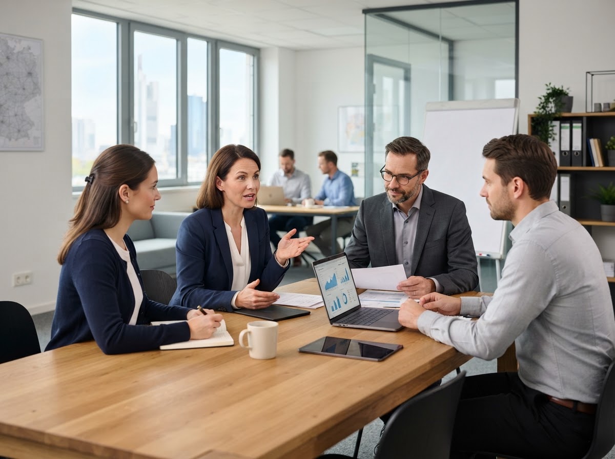 MarkWerk Analystenteam bei der Modellierung von Markt- und Risikodaten